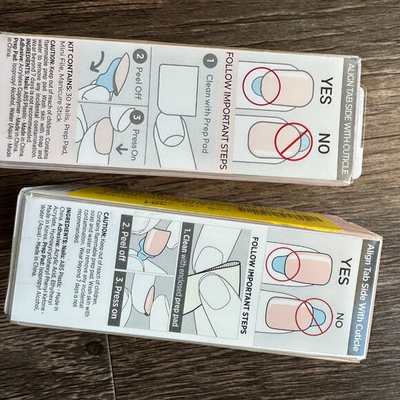 imPRESS Press-On Manicure Nails - Coffin Shape and Natural Look - Picture 2 of 2